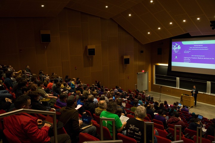 Image for LibrePlanet auditorium view
